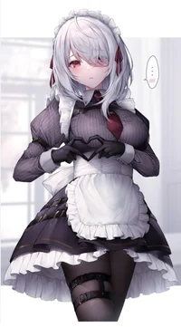 Flirty maid