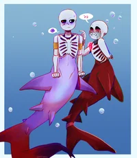 Shark cross and kill