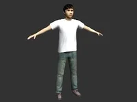 T-pose man