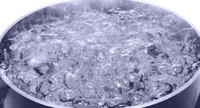 boiling water