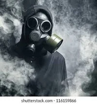 Gas mask man