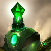 Emerald golem