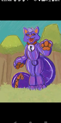 Rubbet cat purp