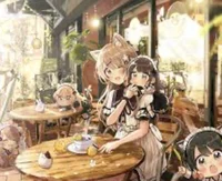 Stray catgirl family