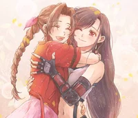 Tifa y aeris