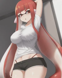 Squid in Red
