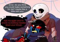 Ink and error sans