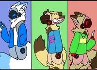 Sans Frisk and Chara