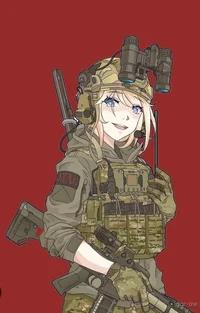 Military girl
