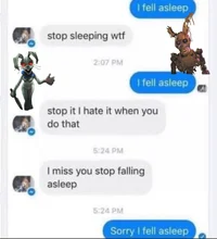 I fell asleep peepaw