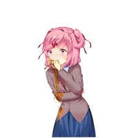disgusted natsuki