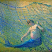 Cute Pregnant Merman