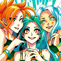 Group of three girls