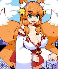 Giantess Fox Woman
