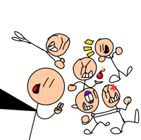 A Group of Stickmen