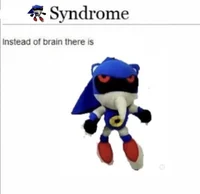 Plushie metal sonic