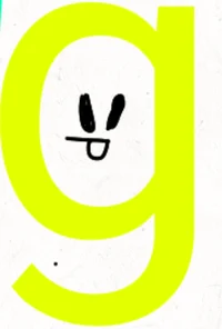 The letter g
