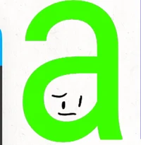 The letter a