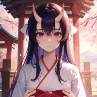Kuudere Oni Miko