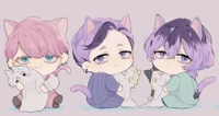 Bonten trio cats AU
