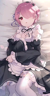 Cute maid girl