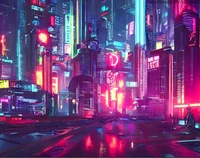 Cyberpunk city
