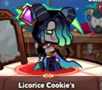 Licorice cookie 