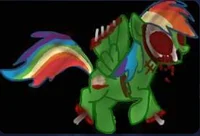 Zombie Rainbow Dash