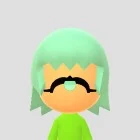 Tealish green mii