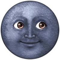 black moon emoji