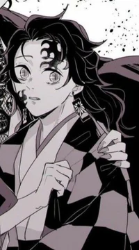 DemTanjiro long hair