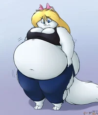 fat furry in a movie