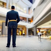 Mall security guard 