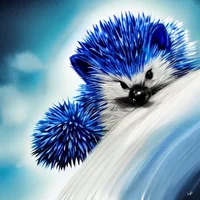 A Blue Hedgehog
