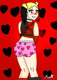 Pantsed Harley Quinn
