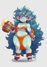 drunk orc girl