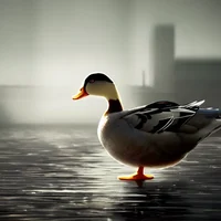 Lonely duck