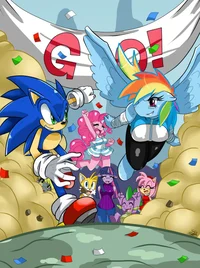 Sonic versus Rainbow