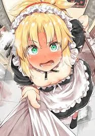Shy maid