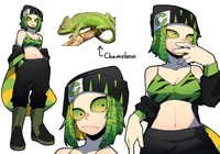 Chameleon girl