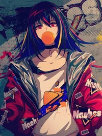 Bubble gum anime gir