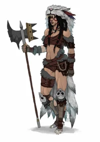 Barbarian godess 