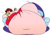 Obese Lazy GF