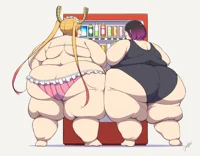 Fat Tohru and elma