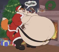Fat Fox Santa