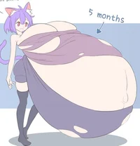 hyper preg cat girl