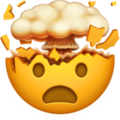 exploding head emoji