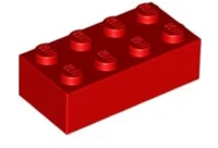 red lego brick