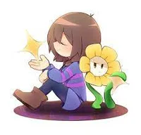 Frisk and Flowey