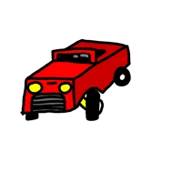 Red car